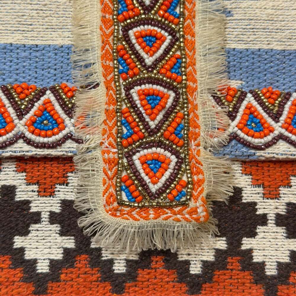 America & Beyond Southwestern Pattern Clutch Crossbody Bag Native American Style - Picture 3 of 16